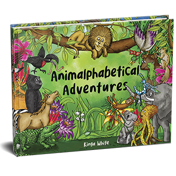 Animalphabetical Adventures – Hardcover, 60pp – Kinga White